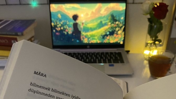 İşine ara verip soluklanmak için bir şeyler okur musun?