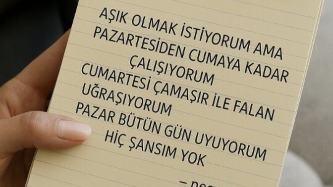 Aşık olmak isteyen var mı?