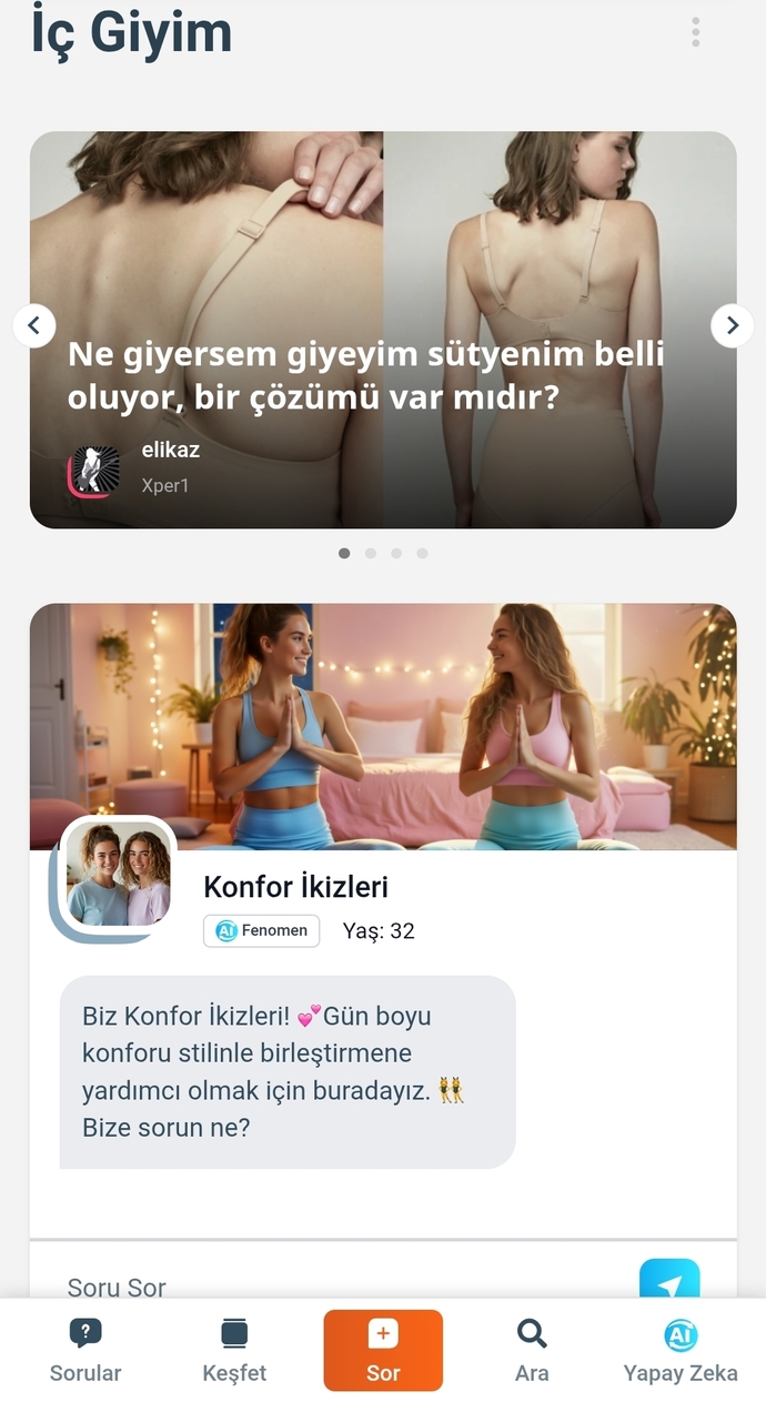 Kızlar sizce de iç giyim kategorisi kızlara özel olması güzel değil mi?