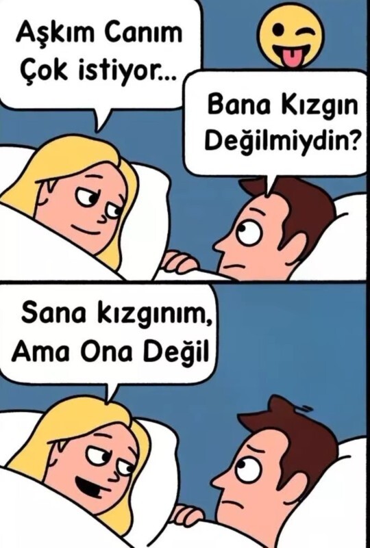 Yatakta küs olur mu😂?
