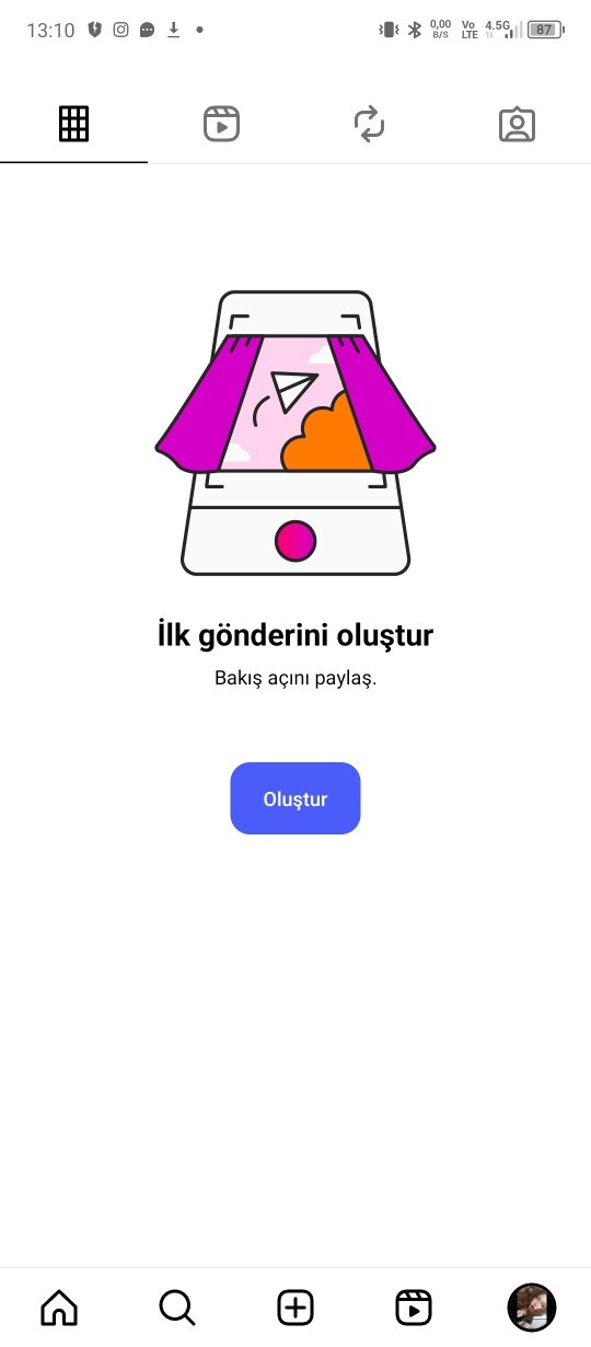 Instagramda paylaştığım postlar bana görünmüyor?