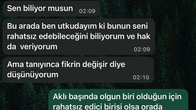 1 aydır konuşuyoruz erkek arkadaşında kalcakmış neden böyle dedi ki?