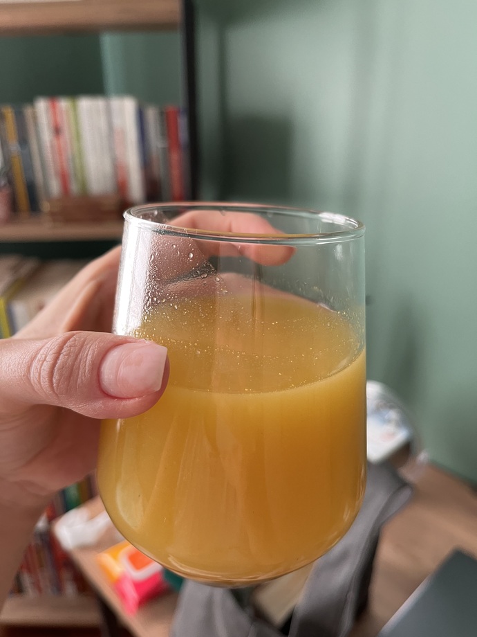 Detoks suyu yaptım kimler içmek ister?
