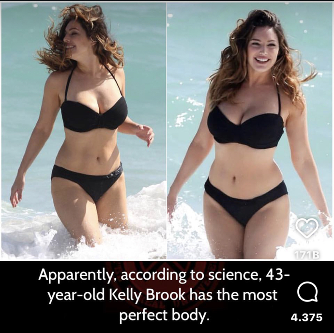 Kelly Brook 43 yaşındaymış 🥺 Balık etli olmak sizce bu mu yoksa daha mı zayıf olmalı?