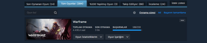 En fazla saati hangi oyuna harcadınız?