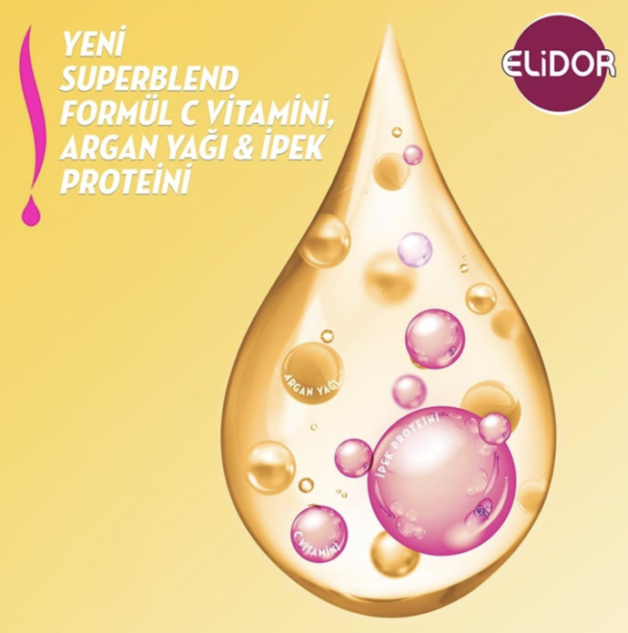 Elidor Superblend İpeksi Yumuşaklık Şampuan