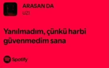 Bu gece hangi şarkı sözünde sizi buldum söyleyim mi?