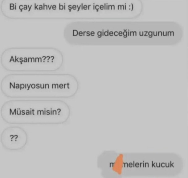 Daha önce birini fiziksel sebeplerden reddettiniz mi?