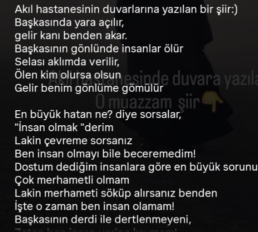 Sizi hiç bir yazı ağlattı mı?