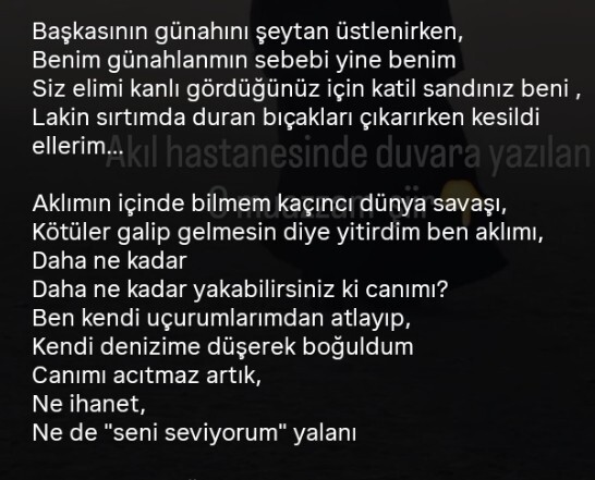 Sizi hiç bir yazı ağlattı mı?
