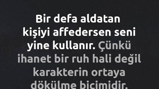 İhanetin affı olur mu?