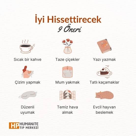 Ruhunuza iyi gelen bir şey var mı?