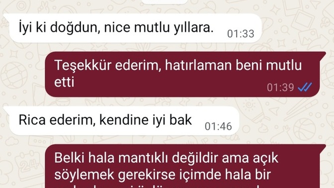 Eski sevgilim doğum günümü kutladı, neden böyle davranıyor?