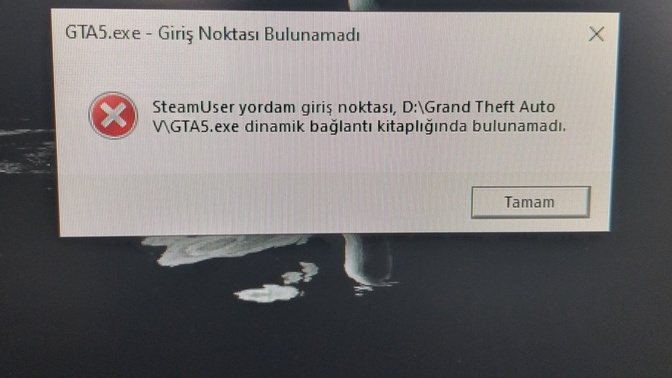 Gtav açılırken bu hatayı veriyor ne yapmak lazım?