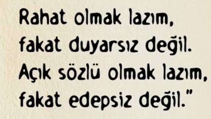 Toplum içinde açık sözlü müsünüz?