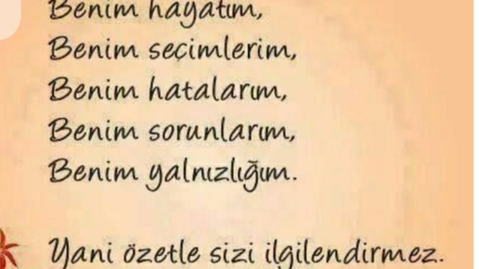 Yaşadığım hayat kimseyi bağlamaz sevabı bana günahı sana mı yazılıyor?