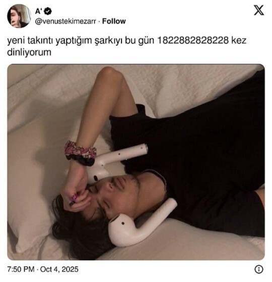Bir şarkıyı, bir günde en fazla kaç kere dinleyebilirsin?