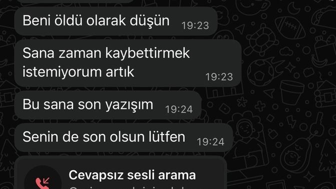 Eski sevgilim benden vaz mi geçmiş tamamen?