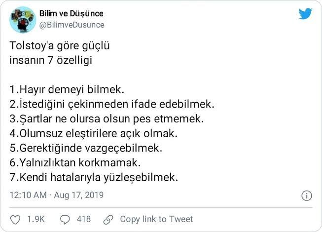 Karakterinizin en güçlü yönü nedir?