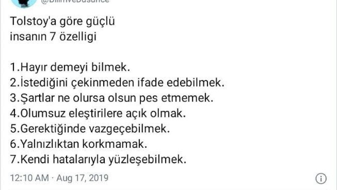 Karakterinizin en güçlü yönü nedir?