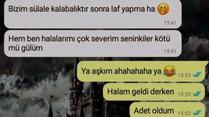 Halam geldiyi ilk kez duydum sjz arkadaslar arasinda adi ne?