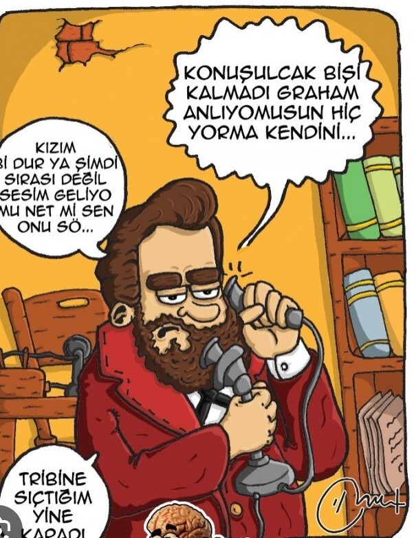 Graham Bell yine üzüldü..