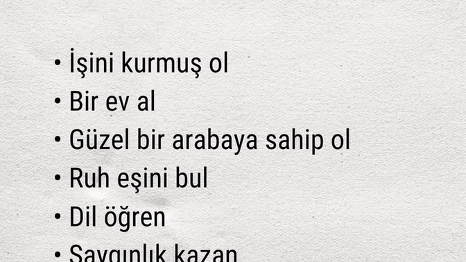 30 Yaşına Kadar Herşeyi Başarmak Zorundamıyız?