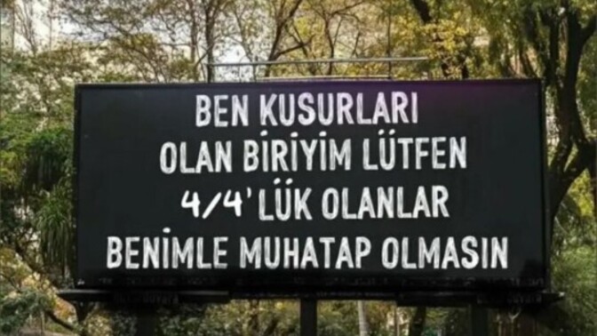 Kusurlarınızın farkında mısınız?