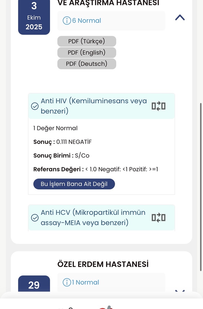 Bu Hiv testim pozitif mi?