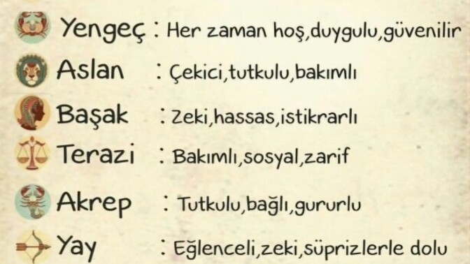 Burcunuzun özellikleri neler?