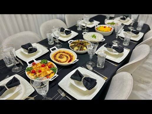 Hafta sonu yatılıya gelen misafirinize akşam yemeği için nasıl bir menü hazırlarsınız?