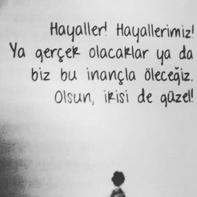 Hayalinizde ki planları gerçekleştirmek için adım attınız mı yoksa hala hayalinizde mi?