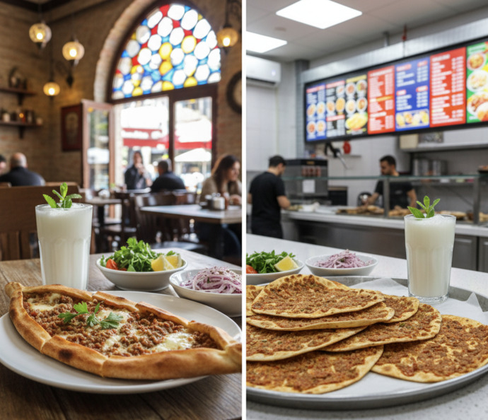 Pide ayran mı lahmacun ayran mı?