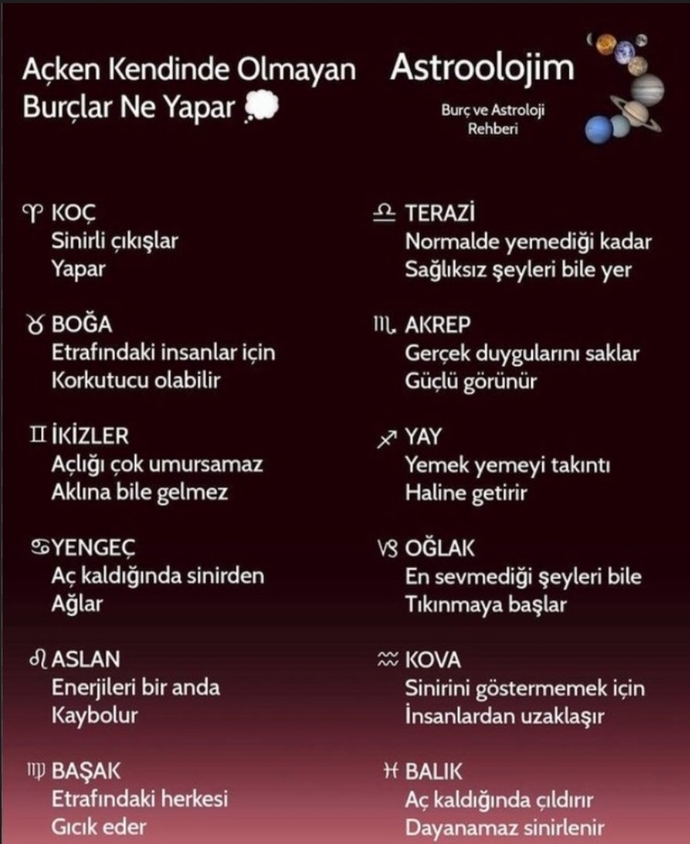 Açken siz nasılsınız?
