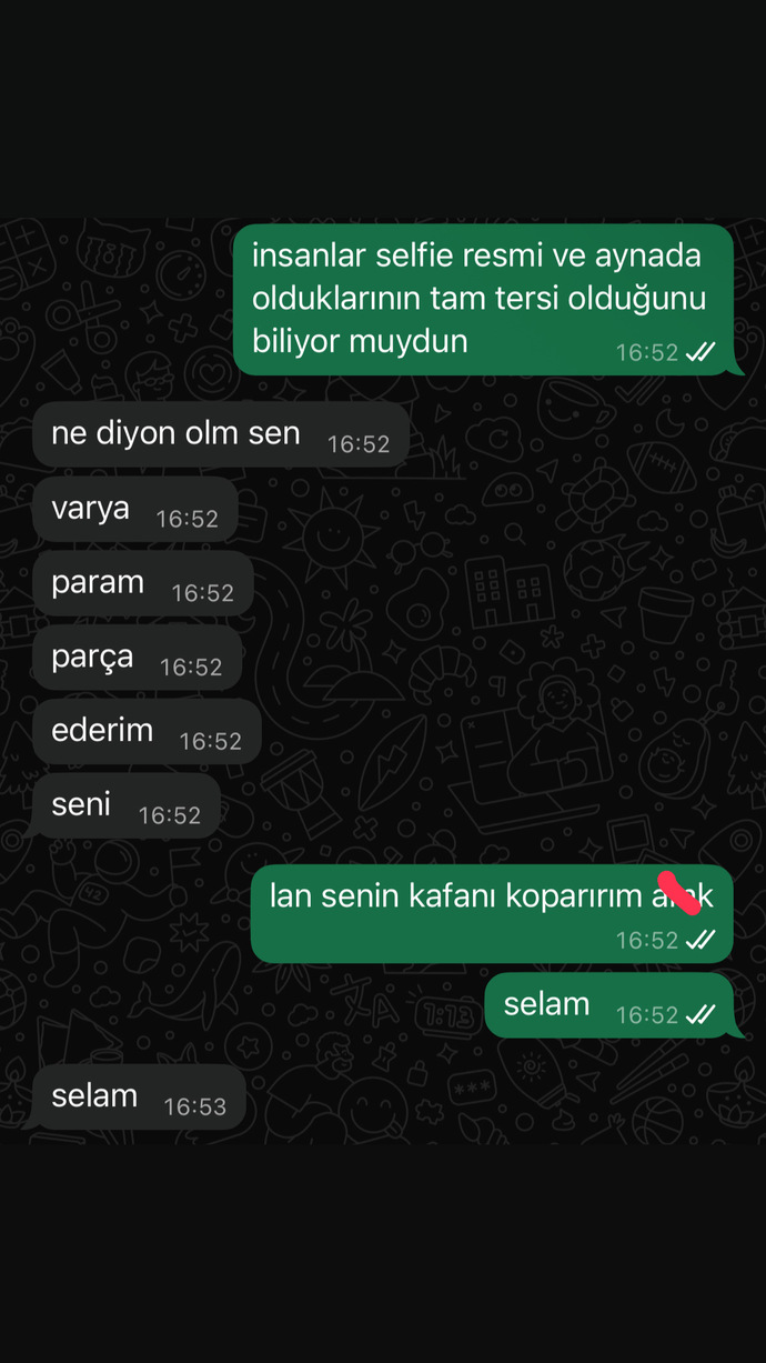 Sizin de böyle saçma arkadaşlığınız var mı?