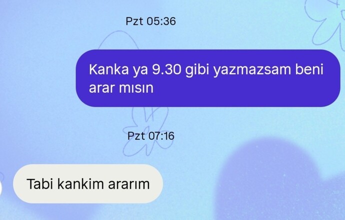 Alarm olarak kullandığınız biri var mı?