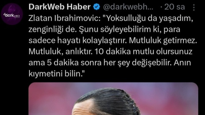 İbrahimovic'in bu sözüne katılıyor musunuz?