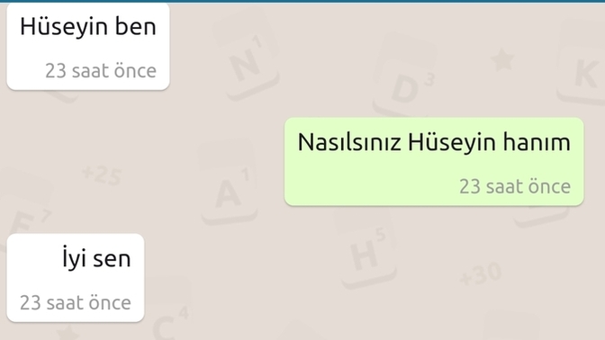 Sizce bunun kadın olma ihtimali yüzde kaç?