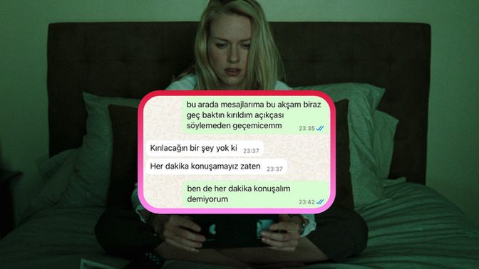 Yeni konuşmaya başladık. Mesajlarıma biraz geç baktı, söyleyince de böyle cevap verdi. Normal mi?