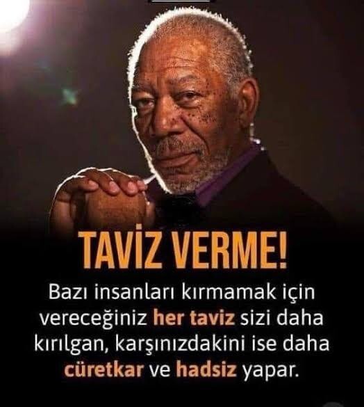 İnsanlara taviz verir misiniz?