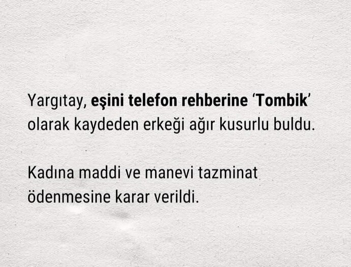 Eşiniz/sevgiliniz telefonda ne diye kayıtlı?