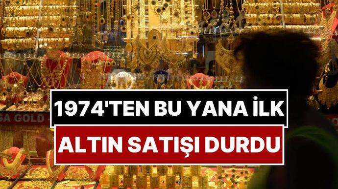 Kapalı çarşıda altın satışı durdu! Altın almış mıydınız?