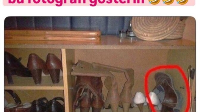 Erkeklerin ayakkabıları kadınlardan daha mı azdır?