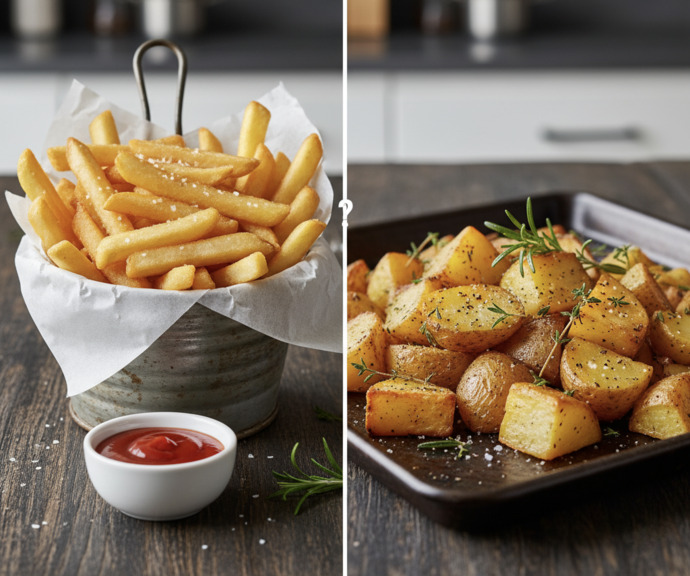 Patates kızartması mı fırında patates mi?