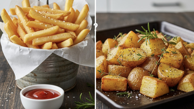 Patates kızartması mı fırında patates mi?