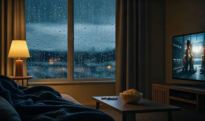 Yağmurlu havalarda film izlemek size keyif veriyor mu?