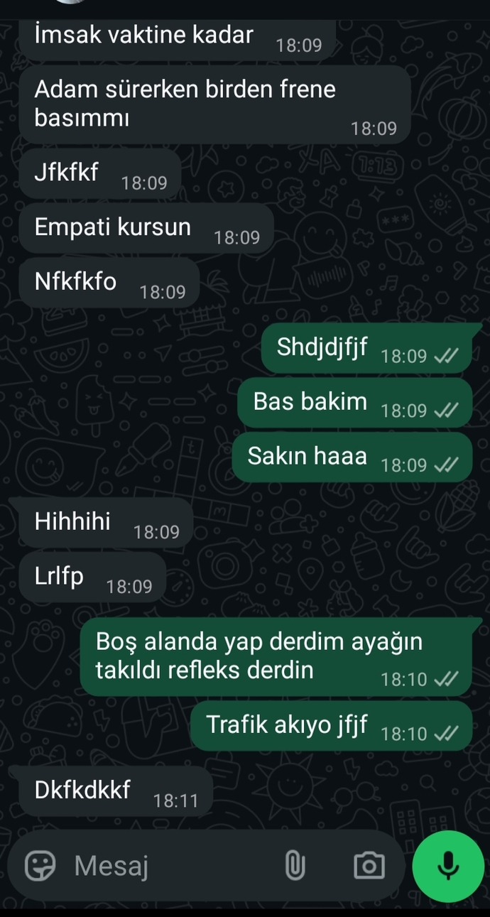 Sonuçlarını kestiremediğim için r yaptım jdkgk