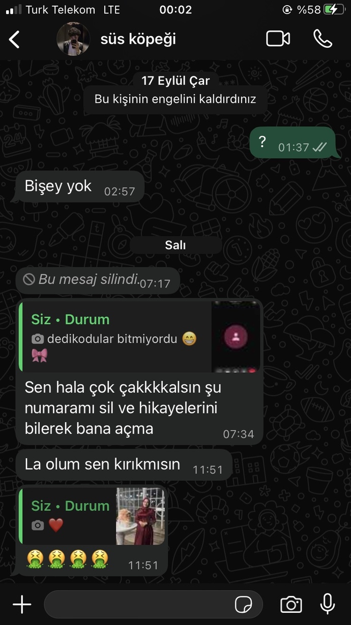 Abilere selam kudurtmaya devam 😂?