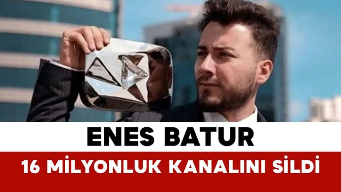 Enes Batur aylık 5 milyon tl getiren youtube kanalını neden sildi?