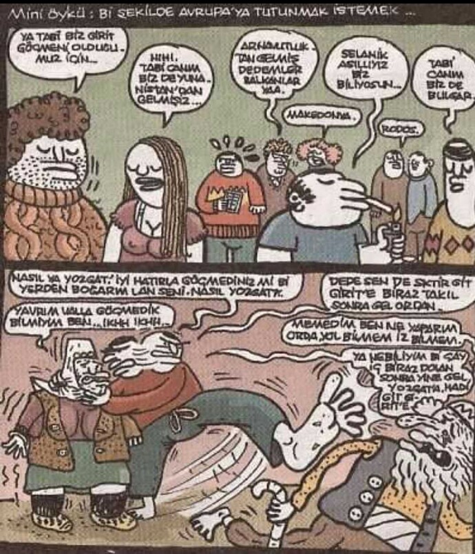 Neden herkes Selanik göçmeni bu ülkede ya 😛 Herkeste bir göçmeniz iddiası var sorsan hiç bilgisi yok kdj?